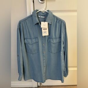 Zara chambray shirt